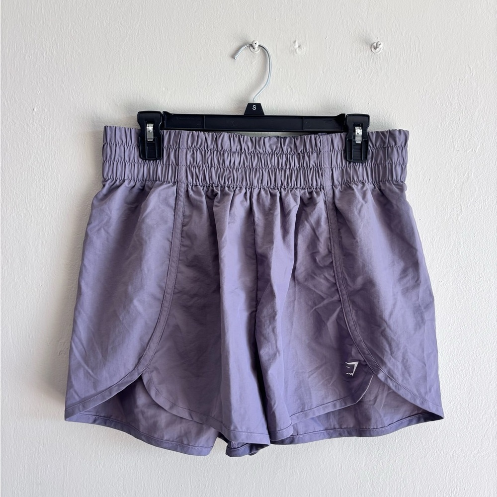 Gymshark Women’s Size Large Shorts Purple Thick Waistband Excellent Condition!